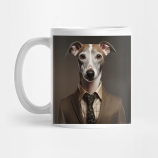 Whippet Dog in Suit Mug